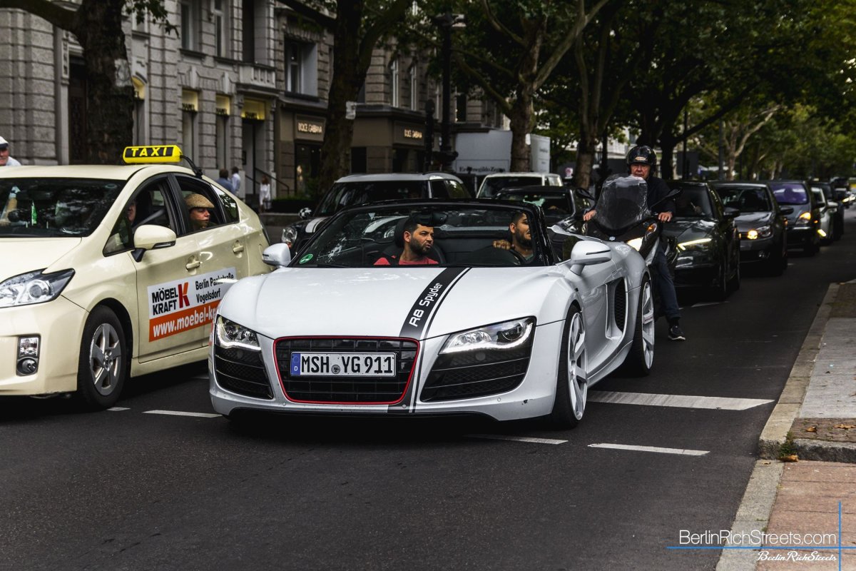 Audi R8 V10 Spyder spotted in Berlin — BerlinRichStreets